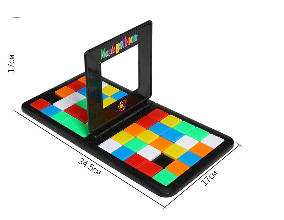 Color Battle Square Race Game Parent-Child Square Desktop Kids Puzzles Learning Educational Toys Anti Stress Boys Girls Gifts