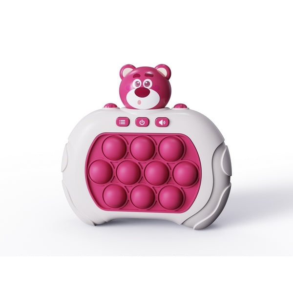 Fast-Push-Bubble-Game For Kids & Adults Pop Fidget Quick Push Game Light Up Puzzle Speed Push Game Handheld Fidget Game Toy Gift For Boys & Girls Age 3-12 For Relaxation And Decompression